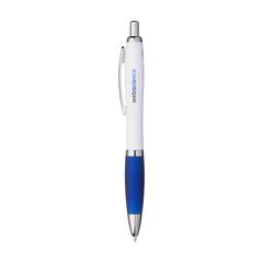Vue Athos Trans GRS Recycled ABS stylo de couleur bleu| Krokrodeal