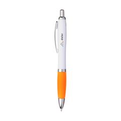 Vue Athos Trans GRS Recycled ABS stylo de couleur orange| Krokrodeal