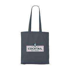 Vue Colour Square Bag sac en coton (160 g/m²) de couleur gris| Krokrodeal