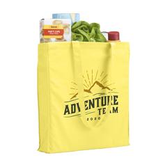 Vue Colour Square Bag sac en coton (160 g/m²) de couleur jaune| Krokrodeal