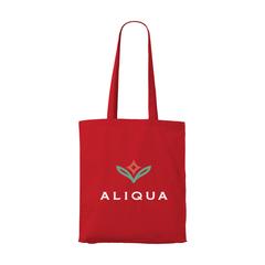 Vue Colour Square Bag sac en coton (160 g/m²) de couleur rouge| Krokrodeal