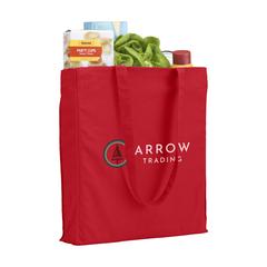 Vue Colour Square Bag sac en coton (160 g/m²) de couleur rouge| Krokrodeal