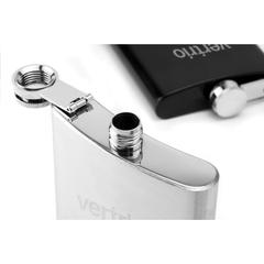 Vue HipFlask 200 ml gourde de couleur gris| Krokrodeal