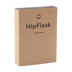 Vue HipFlask 200 ml gourde de couleur gris| Krokrodeal