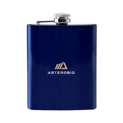 Vue HipFlask 200 ml gourde de couleur bleu| Krokrodeal