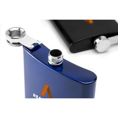 Vue HipFlask 200 ml gourde de couleur bleu| Krokrodeal