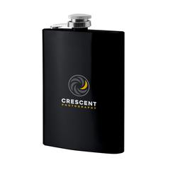 Vue HipFlask 200 ml gourde de couleur noir| Krokrodeal