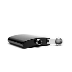 Vue HipFlask 200 ml gourde de couleur noir| Krokrodeal