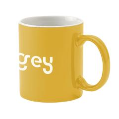 Vue Kitty Mug de couleur jaune| Krokrodeal