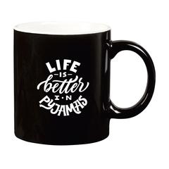 Vue Kitty Mug de couleur noir| Krokrodeal
