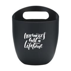Vue Vince Ice Bucket 2,5 L refroidisseur de couleur noir| Krokrodeal