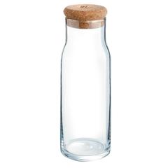 Vue Algarve Carafe 1 L avec un bouchon en liège de couleur translucide| Krokrodeal