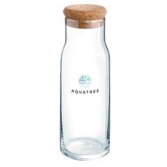 Vue Algarve Carafe 1 L avec un bouchon en liège de couleur translucide| Krokrodeal