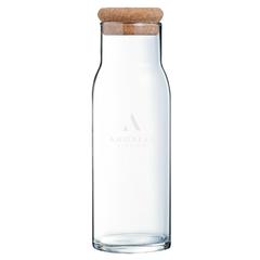 Vue Algarve Carafe 1 L avec un bouchon en liège de couleur translucide| Krokrodeal
