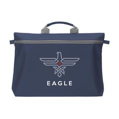 Vue DocuTravel sac/porte-documents de couleur bleu| Krokrodeal