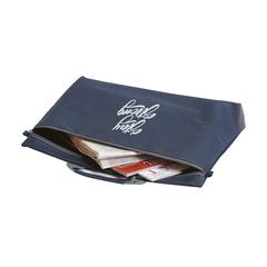 Vue DocuTravel sac/porte-documents de couleur bleu| Krokrodeal