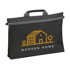 Vue DocuTravel sac/porte-documents de couleur noir| Krokrodeal