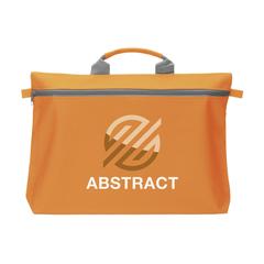 Vue DocuTravel sac/porte-documents de couleur orange| Krokrodeal