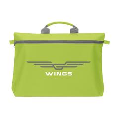 Vue DocuTravel sac/porte-documents de couleur vert| Krokrodeal