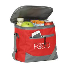 Vue Fresco sac isotherme de couleur rouge| Krokrodeal