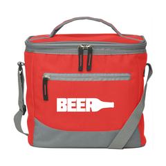 Vue Fresco sac isotherme de couleur rouge| Krokrodeal