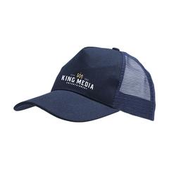 Vue Trucker Recycled Cotton casquette de couleur bleu| Krokrodeal
