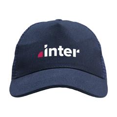 Vue Trucker Recycled Cotton casquette de couleur bleu| Krokrodeal