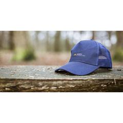 Vue Trucker Recycled Cotton casquette de couleur bleu| Krokrodeal