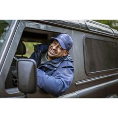 Vue Trucker Recycled Cotton casquette de couleur bleu| Krokrodeal