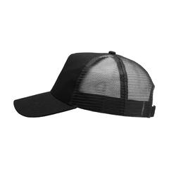 Vue Trucker Recycled Cotton casquette de couleur noir| Krokrodeal