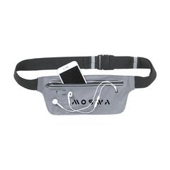 Vue Running Belt sac banane de couleur gris| Krokrodeal
