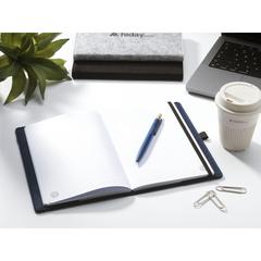 Vue Felty GRS RPET Notebook A5 bloc-notes de couleur bleu| Krokrodeal