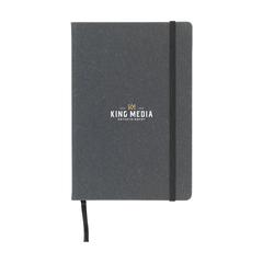 Vue Montana Recycled Leather Notebook A5 bloc-notes de couleur noir| Krokrodeal