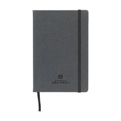 Vue Montana Recycled Leather Notebook A5 bloc-notes de couleur noir| Krokrodeal