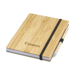 Vue BambooPlus Notebook A5 - Inkless Pen de couleur marron| Krokrodeal