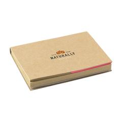 Vue Milk-Carton Recycled StickyMemo bloc-note de couleur marron| Krokrodeal