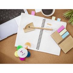 Vue Milk-Carton Recycled StickyMemo bloc-note de couleur marron| Krokrodeal