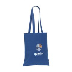 Vue Shoppy Colour Bag GRS Recycled Cotton (150 g/m²) sac de couleur bleu| Krokrodeal