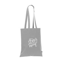 Vue Shoppy Colour Bag GRS Recycled Cotton (150 g/m²) sac de couleur gris| Krokrodeal