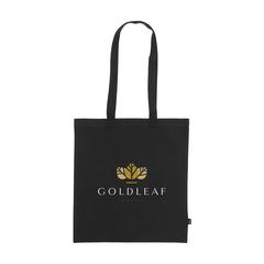 Vue Shoppy Colour Bag GRS Recycled Cotton (150 g/m²) sac de couleur noir| Krokrodeal