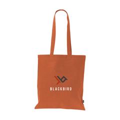 Vue Shoppy Colour Bag GRS Recycled Cotton (150 g/m²) sac de couleur orange| Krokrodeal