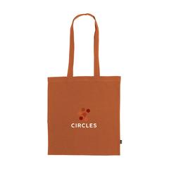 Vue Shoppy Colour Bag GRS Recycled Cotton (150 g/m²) sac de couleur orange| Krokrodeal