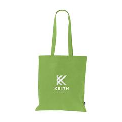 Vue Shoppy Colour Bag GRS Recycled Cotton (150 g/m²) sac de couleur vert| Krokrodeal