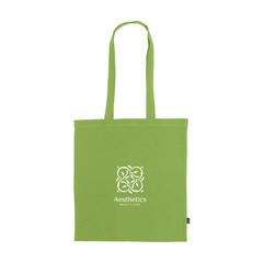 Vue Shoppy Colour Bag GRS Recycled Cotton (150 g/m²) sac de couleur vert| Krokrodeal