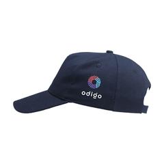 Vue Hamar Cap Recycled Cotton casquette de couleur bleu| Krokrodeal