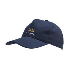 Vue Hamar Cap Recycled Cotton casquette de couleur bleu| Krokrodeal