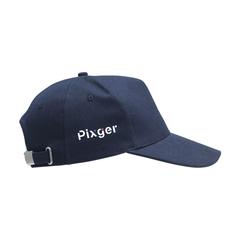 Vue Hamar Cap Recycled Cotton casquette de couleur bleu| Krokrodeal