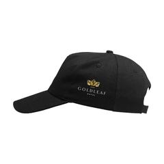 Vue Hamar Cap Recycled Cotton casquette de couleur noir| Krokrodeal