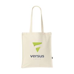 Vue Solid Bag GRS Recycled Canvas (340 g/m²) sac de couleur beige| Krokrodeal