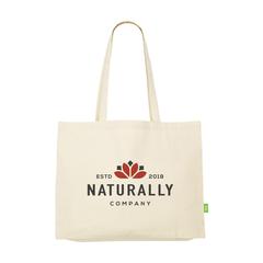Vue ECO Shopper Organic Cotton (180 g/m²) sac shopping de couleur blanc| Krokrodeal
